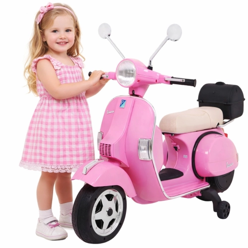 Vespa dla dziewczynki 12V koła EVA LED